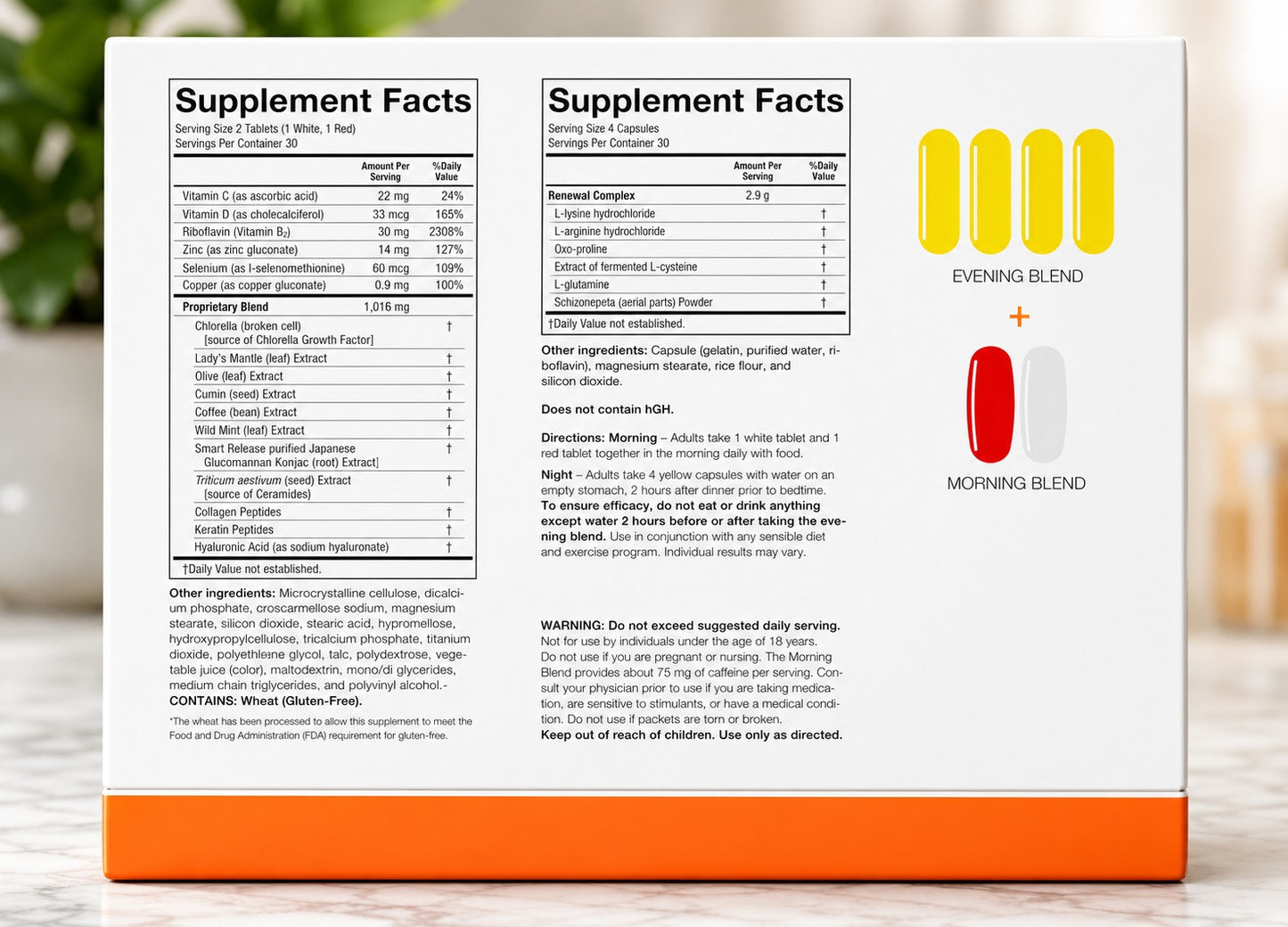 SeroVital Advanced Dietary Supplement | 120 Capsules + 60 Tablets | HGH Support Formula | Energy, Recovery & Healthy Aging