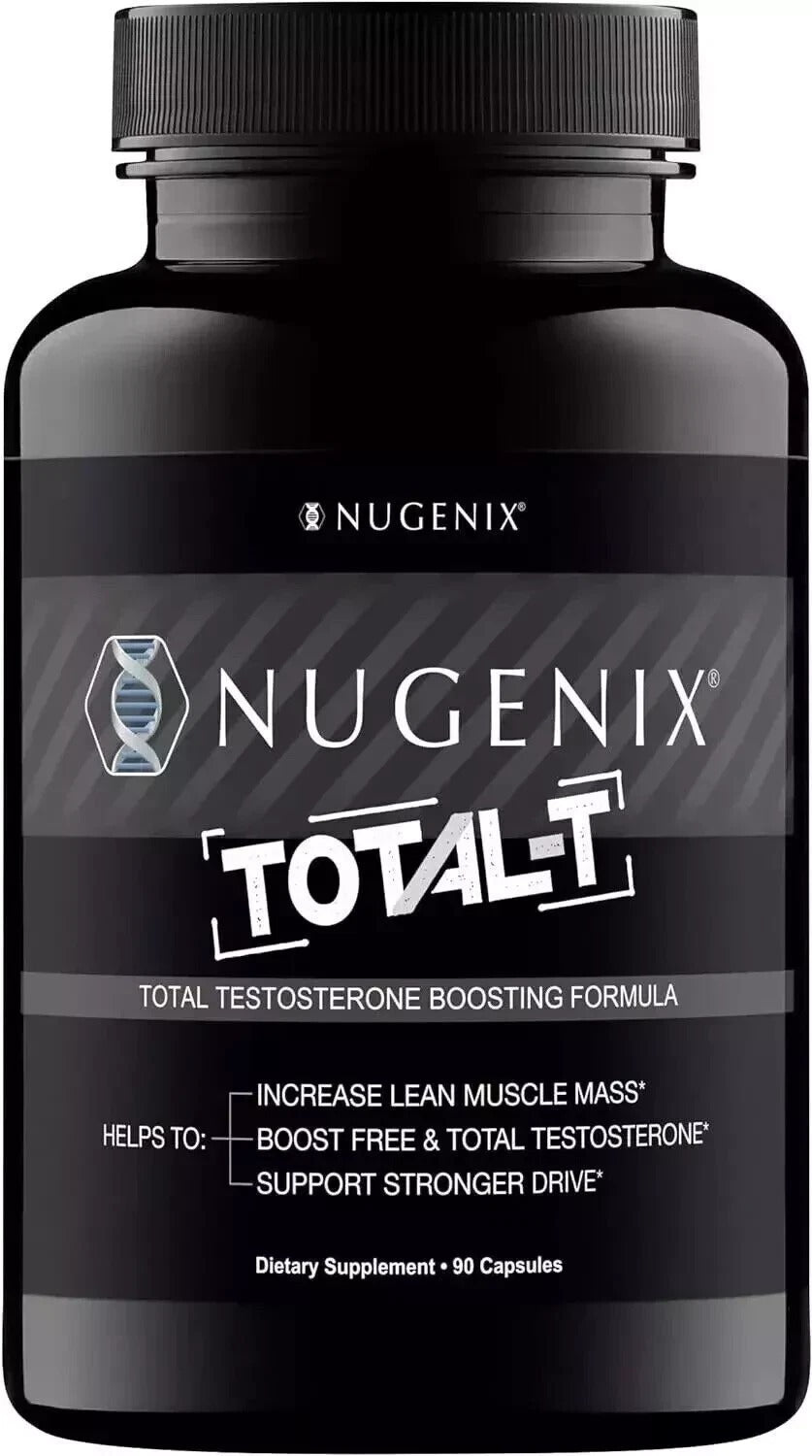 Nugenix Total-T Testosterone Support Supplement 90 Capsules | Men’s Energy, Strength &amp; Vitality Formula