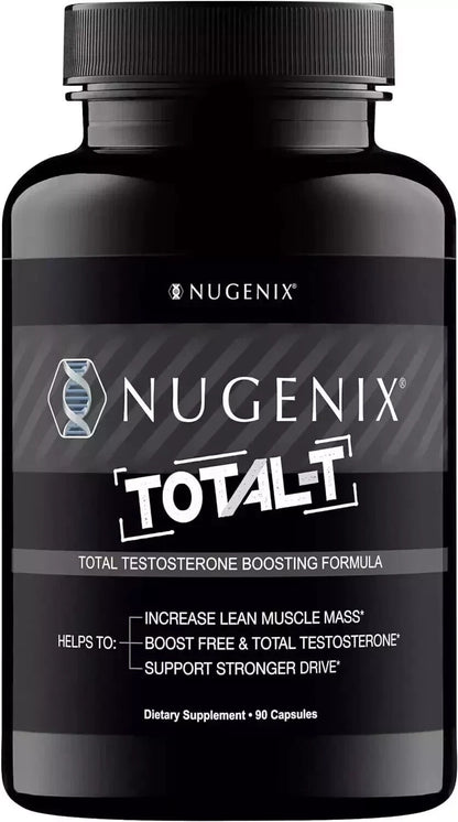 Nugenix Total-T Testosterone Support Supplement 90 Capsules | Men’s Energy, Strength &amp; Vitality Formula