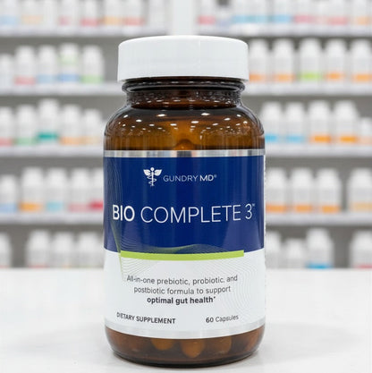 Gundry MD Bio Complete 3 Gut Health Supplement 60 Capsules | Prebiotic Probiotic &amp; Postbiotic Formula | New Sealed