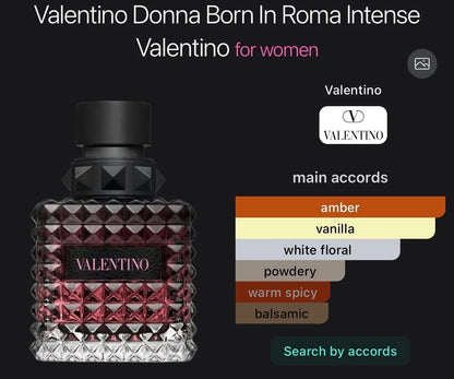 Valentino Donna Born In Roma Intense Eau De Parfum for Women 3.4 oz / 100ml New Sealed Box