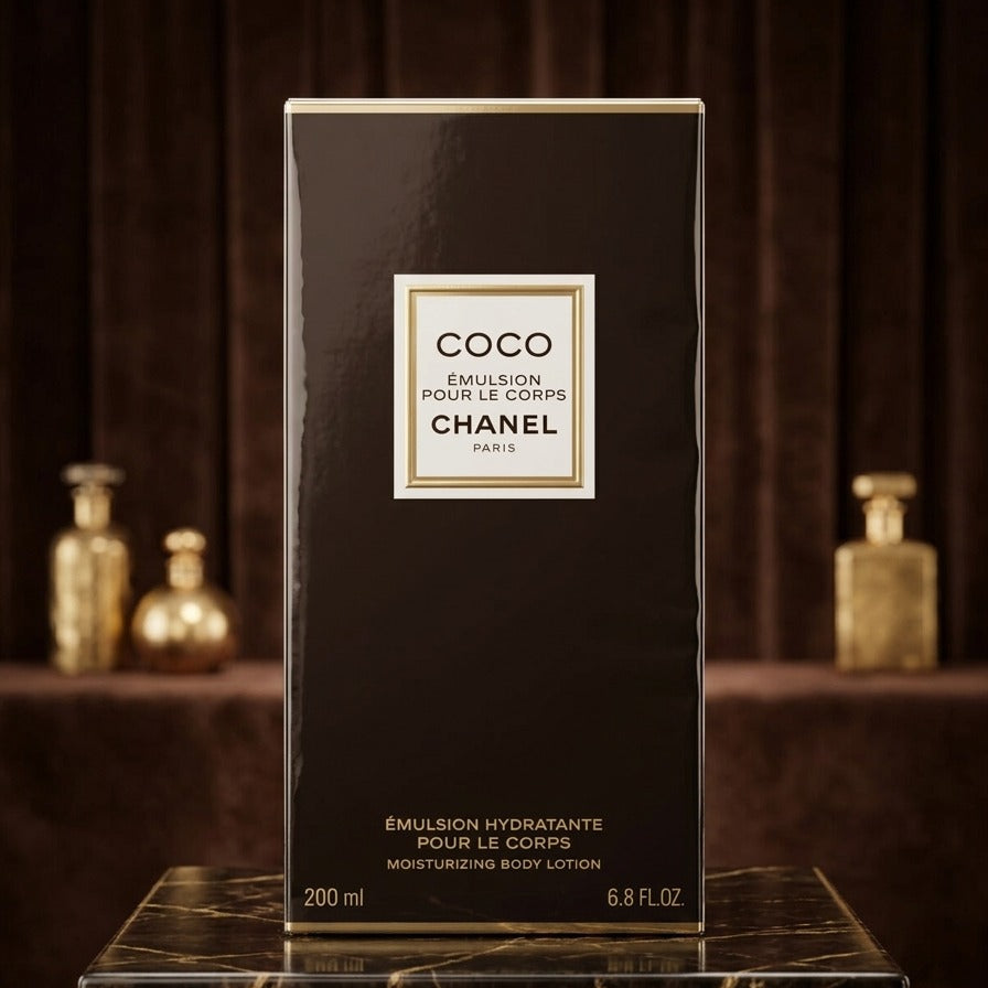 CHANEL Coco Emulsion Pour Le Corps Moisturizing Body Lotion 6.8 oz / 200ml – New &amp; Sealed