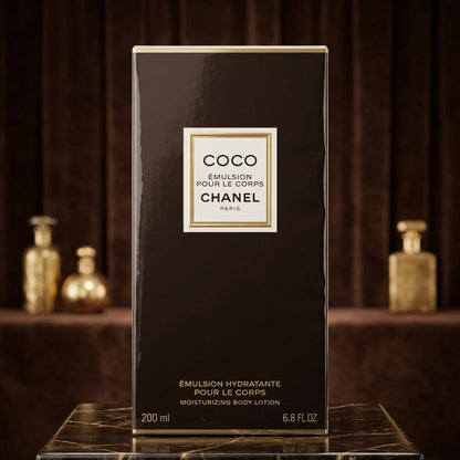 CHANEL Coco Emulsion Pour Le Corps Moisturizing Body Lotion 6.8 oz / 200ml – New &amp; Sealed