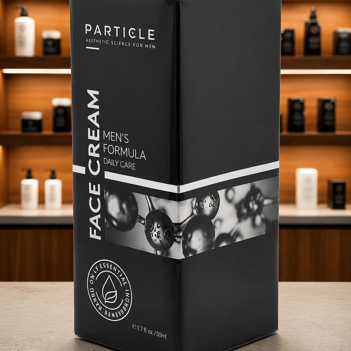 Particle Face Cream for Men 6-in-1 Anti-Aging Moisturizer 1.7 oz | Hydrating Daily Facial Cream