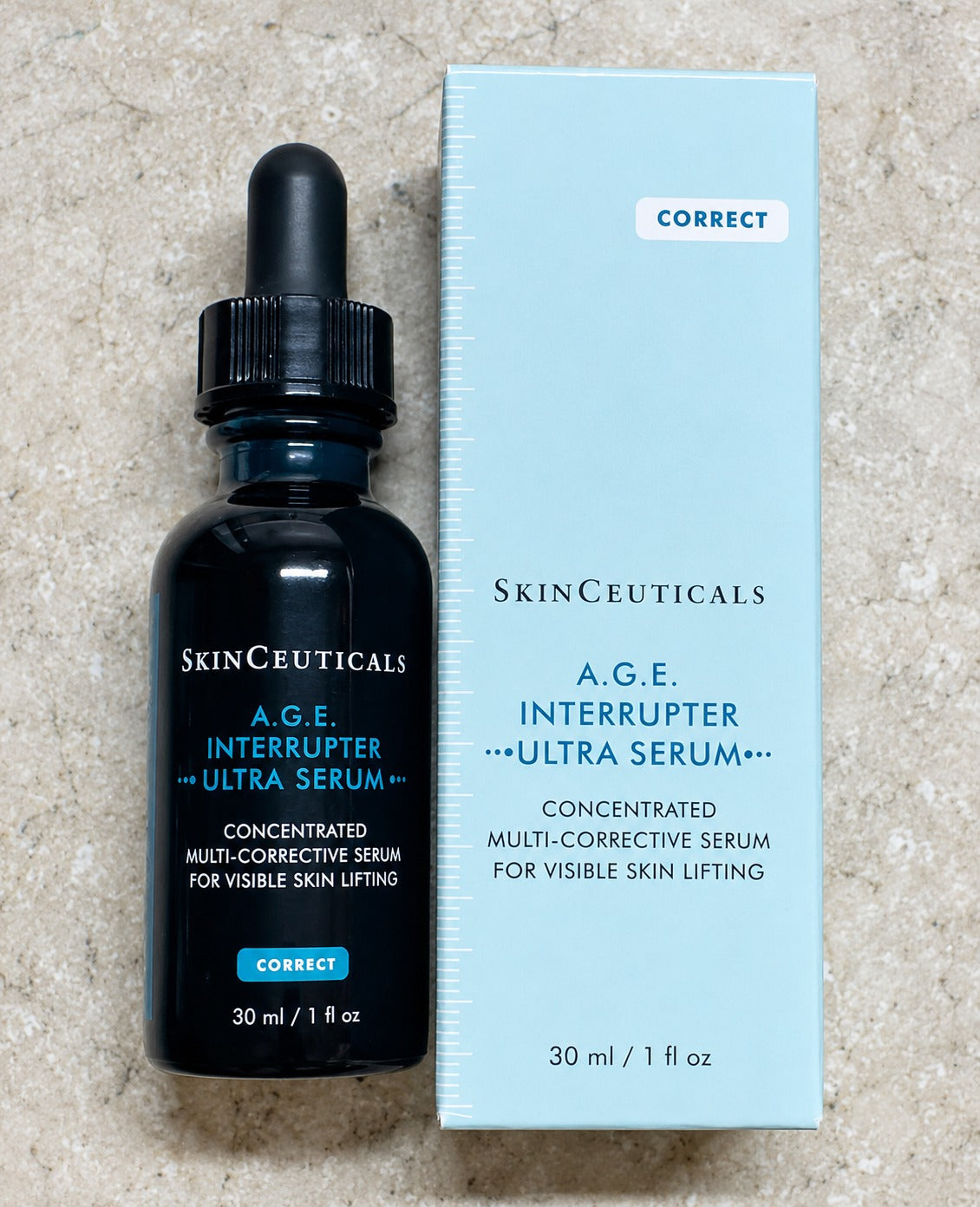 SkinCeuticals A.G.E. Interrupter Ultra Serum 30ml / 1 fl oz – Concentrated Multi-Corrective Lifting Anti-Aging Face Serum – New in Box