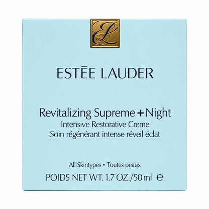 ESTEE LAUDER Revitalizing Supreme+ Night Intensive Restorative Cream 1.7 oz / 50ml Anti-Aging Moisturizer New In Box