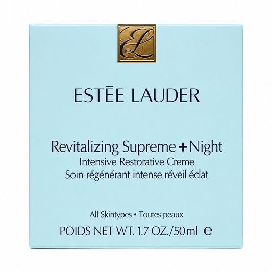 ESTEE LAUDER Revitalizing Supreme+ Night Intensive Restorative Cream 1.7 oz / 50ml Anti-Aging Moisturizer New In Box
