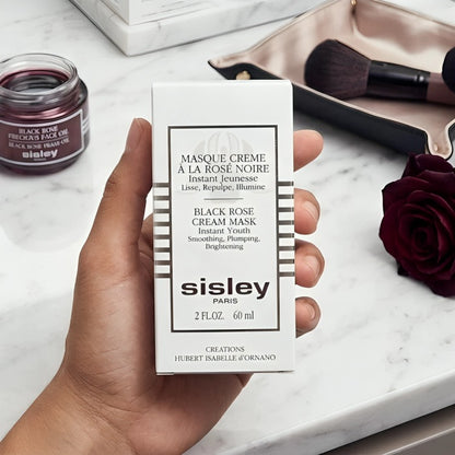 Sisley Paris Black Rose Cream Mask Instant Youth 2oz / 60ml – Smoothing, Plumping & Brightening Treatment | New Authentic