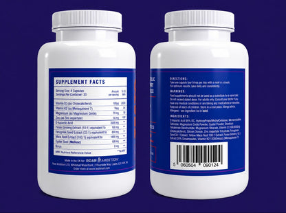 TestoFuel Testosterone Booster for Men 120 Capsules | Muscle Growth, Strength &amp; Performance Support
