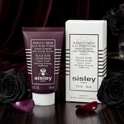Sisley Paris Black Rose Cream Mask Instant Youth 2oz / 60ml – Smoothing, Plumping & Brightening Treatment | New Authentic