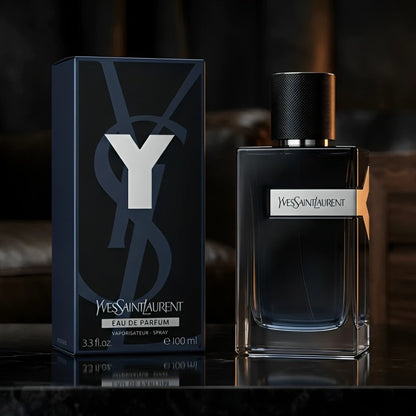 Yves Saint Laurent Y Eau de Parfum for Men 3.3 oz / 100ml Spray | Long Lasting Fresh Woody Fragrance | New Sealed