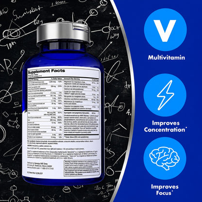 Focus Factor Brain Health Dietary Supplement – Memory, Focus &amp; Cognitive Support – 180 Tablets