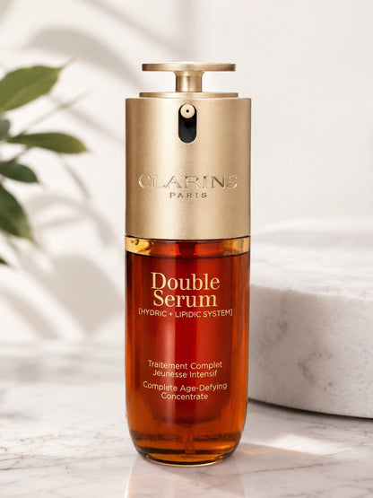 Clarins Double Serum Complete Age-Defying Concentrate 50ml / 1.7oz Anti-Aging Facial Serum | New Sealed Box | Exp. 2028