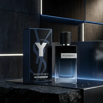 Yves Saint Laurent Y Eau de Parfum for Men 3.3 oz / 100ml Spray | Long Lasting Fresh Woody Fragrance | New Sealed