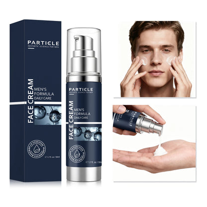 Particle Face Cream for Men 6-in-1 Anti-Aging Moisturizer 1.7 fl oz / 50ml – Reduces Eye Bags, Dark Spots &amp; Wrinkles