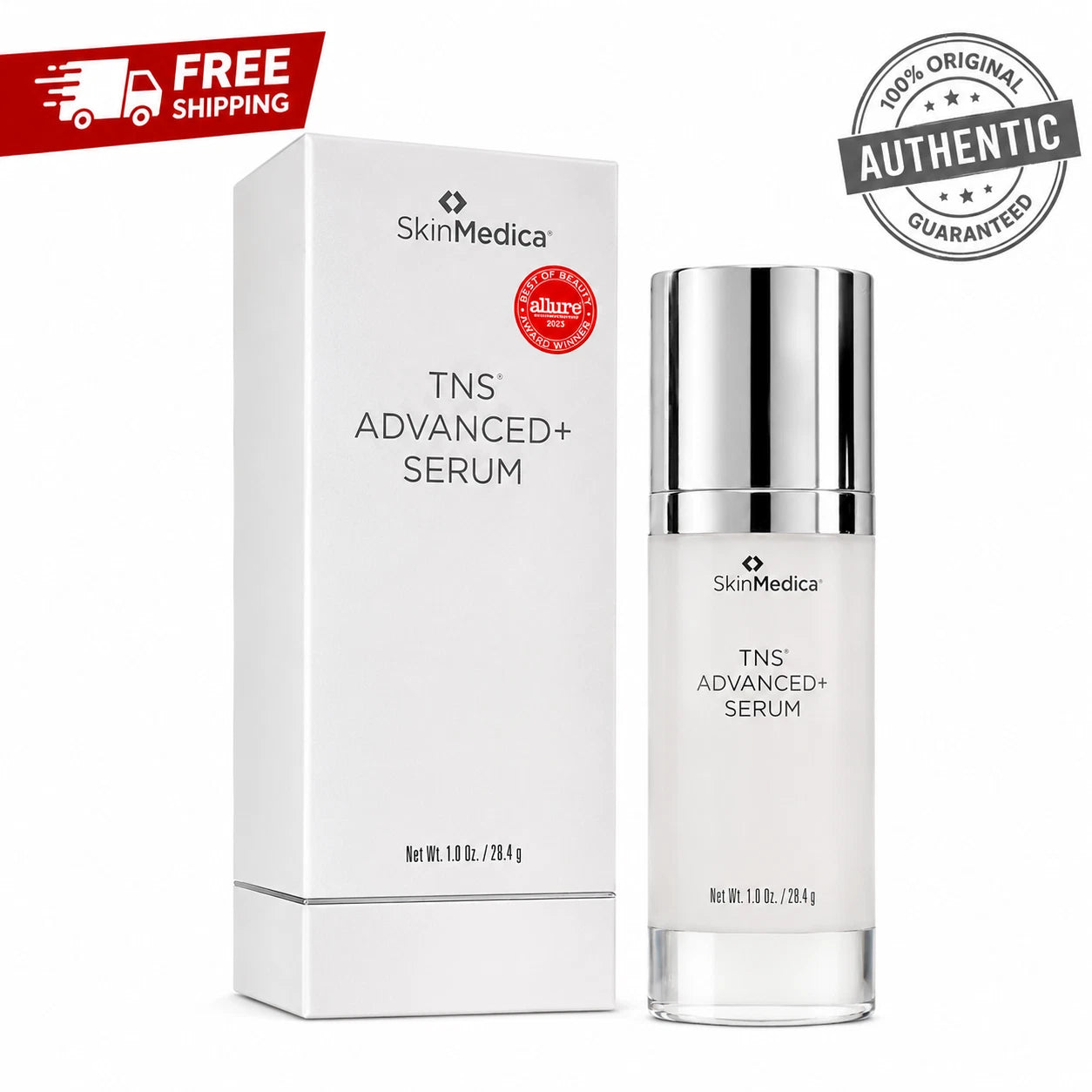 NEW SkinMedica TNS Advanced+ Serum 1 oz / 28.4g Anti-Aging Facial Serum Sealed