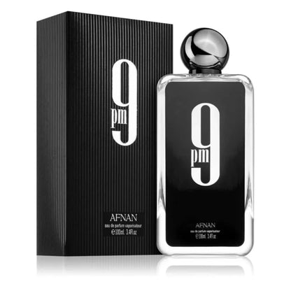 Afnan 9PM Eau De Parfum Spray for Men 3.4 oz / 100ml New In Box Authentic