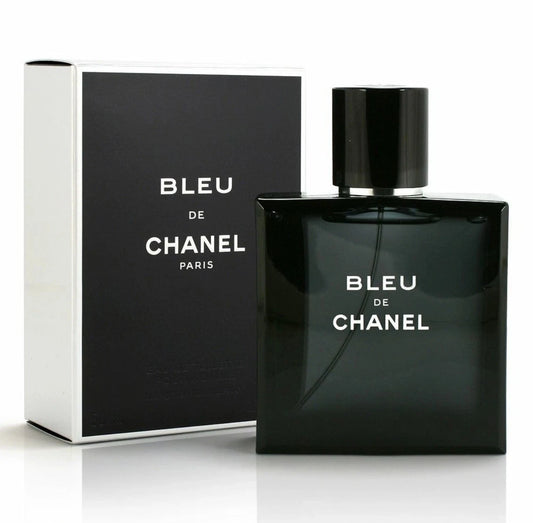 BLEU de CHANEL Eau De Toilette EDT for Men 3.4 oz / 100ml Spray New In Sealed Box